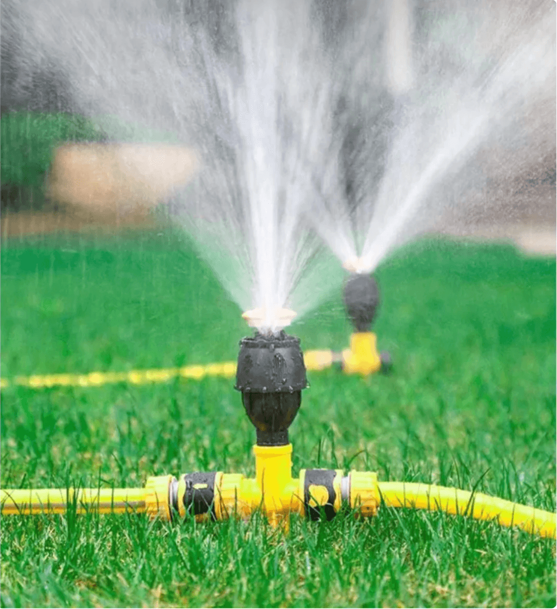 Garden Sprinkler 360° Rotating Adjustable Set of 4