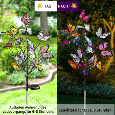 Garden Stake Light Solar-Powered Color-Changing Up To 8 Hours