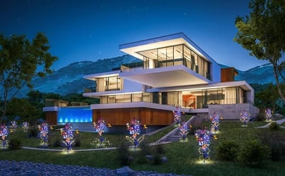 Garden Stake Light Solar-Powered Color-Changing Up To 8 Hours
