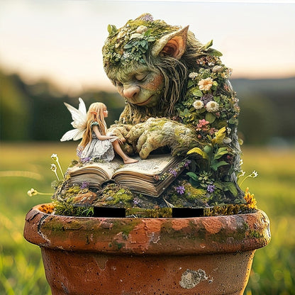 Garden Stake Weather-Resistant Acrylic Fairy-Tale Design