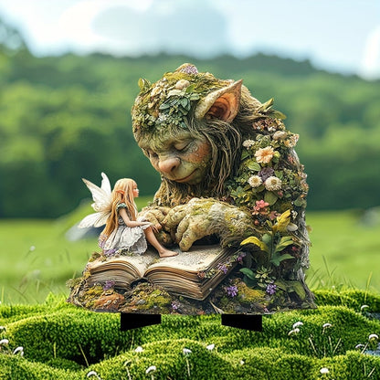 Garden Stake Weather-Resistant Acrylic Fairy-Tale Design