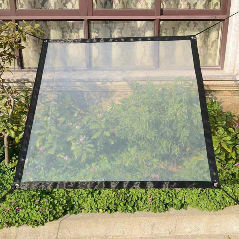 Garden Tarp Transparent Tear-Resistant Reinforced Grommets