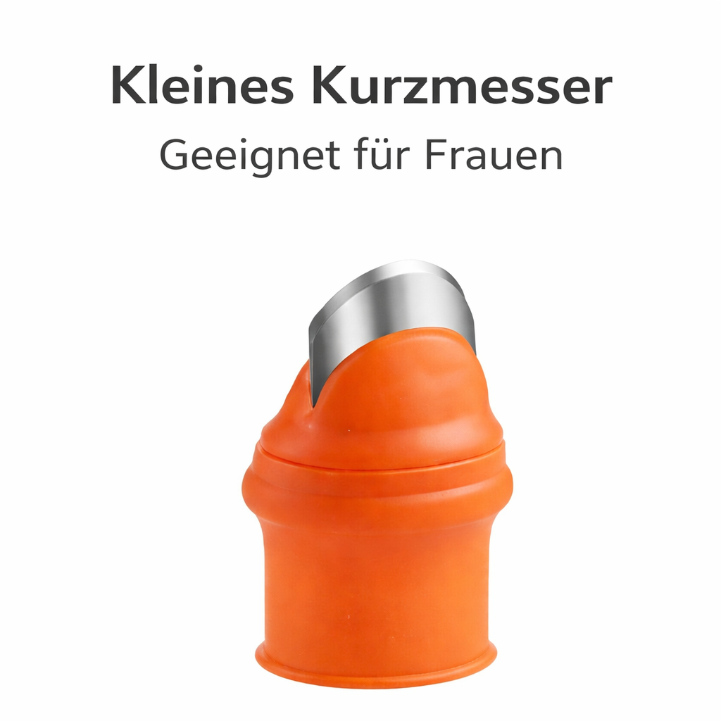 Garden Thumb Blades Curved Stainless Steel Silicone Holder