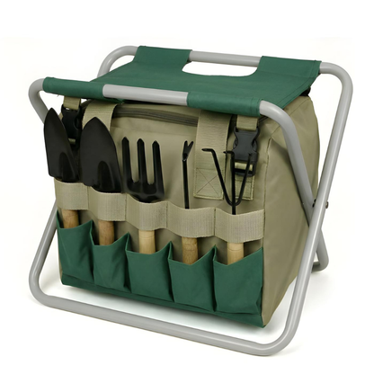 Garden Tool Set 8-Piece Stainless Steel & Non-Slip Handles