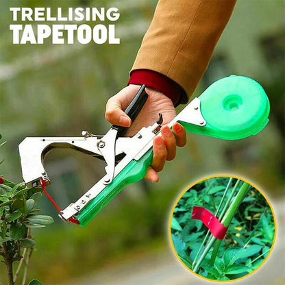 Garden Tying Tool One-Handed Adjustable Includes Bands & Staples