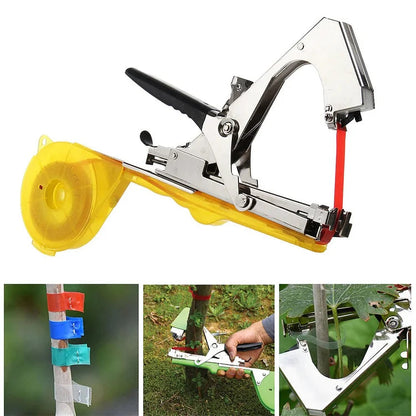 Garden Tying Tool One-Handed Adjustable Includes Bands & Staples