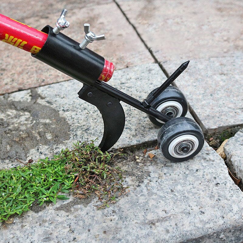 Garden Weed Remover Adjustable Handle & Wheels