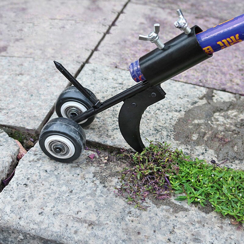 Garden Weed Remover Adjustable Handle & Wheels