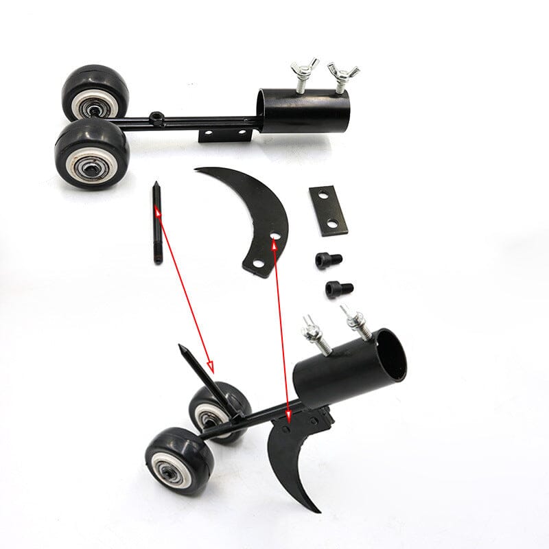 Garden Weed Remover Adjustable Handle & Wheels