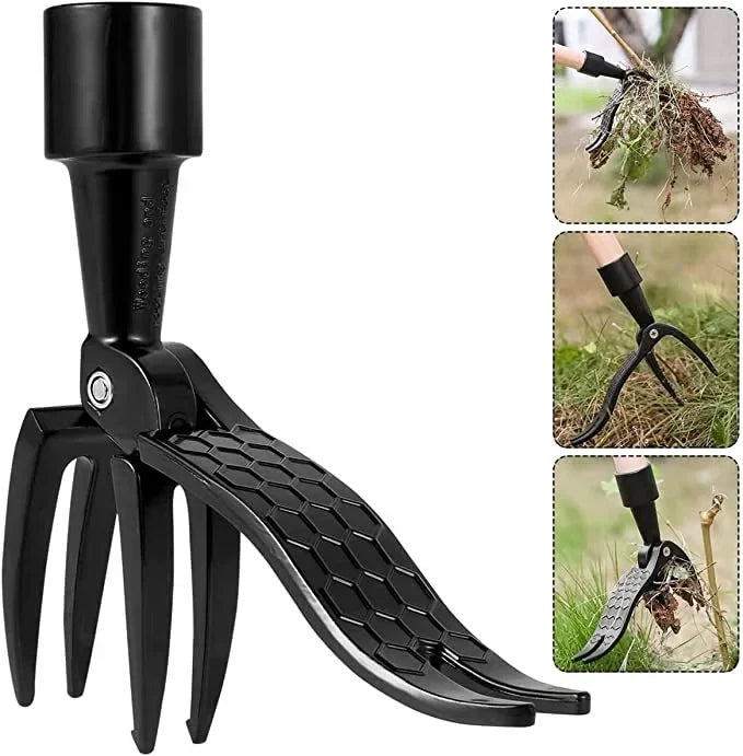 Garden Weed Remover Lever Action Detachable Handle