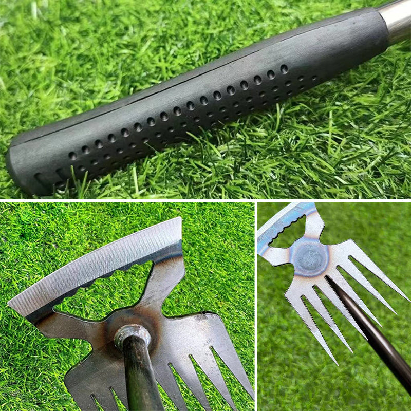 Garden Weed Remover Stainless Steel Claws & Ergonomic Handle