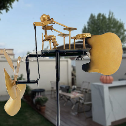 Garden Wind Chime Kinetic Musical Iron & Aluminum