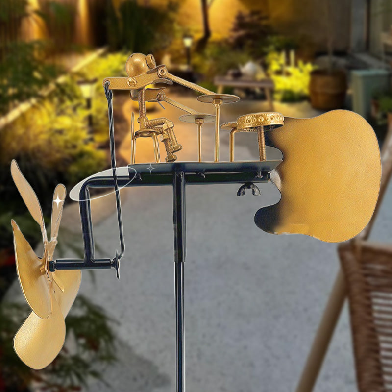 Garden Wind Chime Kinetic Musical Iron & Aluminum