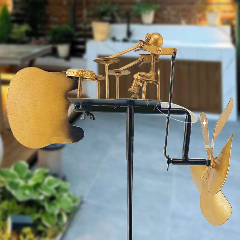 Garden Wind Chime Kinetic Musical Iron & Aluminum