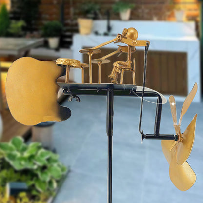 Garden Wind Chime Kinetic Musical Iron & Aluminum