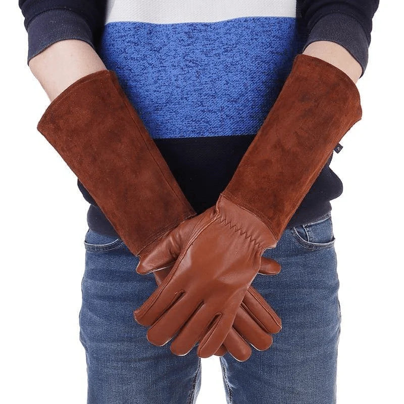 Gardening Gloves Reinforced Stitching Elastic Wrist Strap