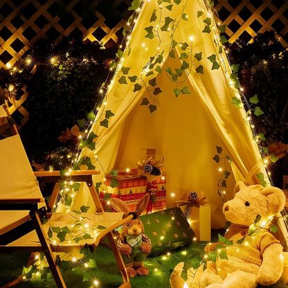 Garland Lights Artificial Foliage Warm White Twinkle Modes