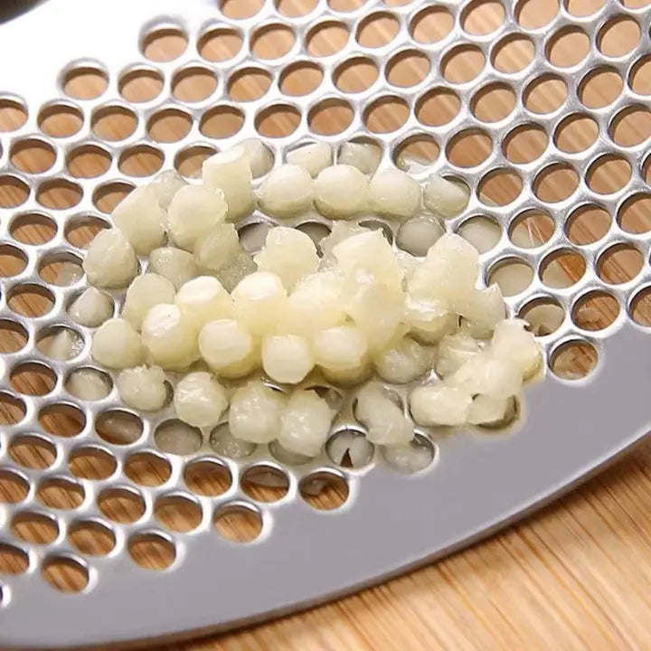 Garlic Press No-Peel Whole Clove Stainless Steel