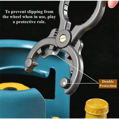 Gas Cylinder Valve Wrench 45 Steel Non-Slip Handle