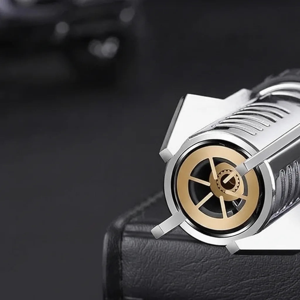 Gas Lighter Windproof Jet Flame 360 Degree Rotatable