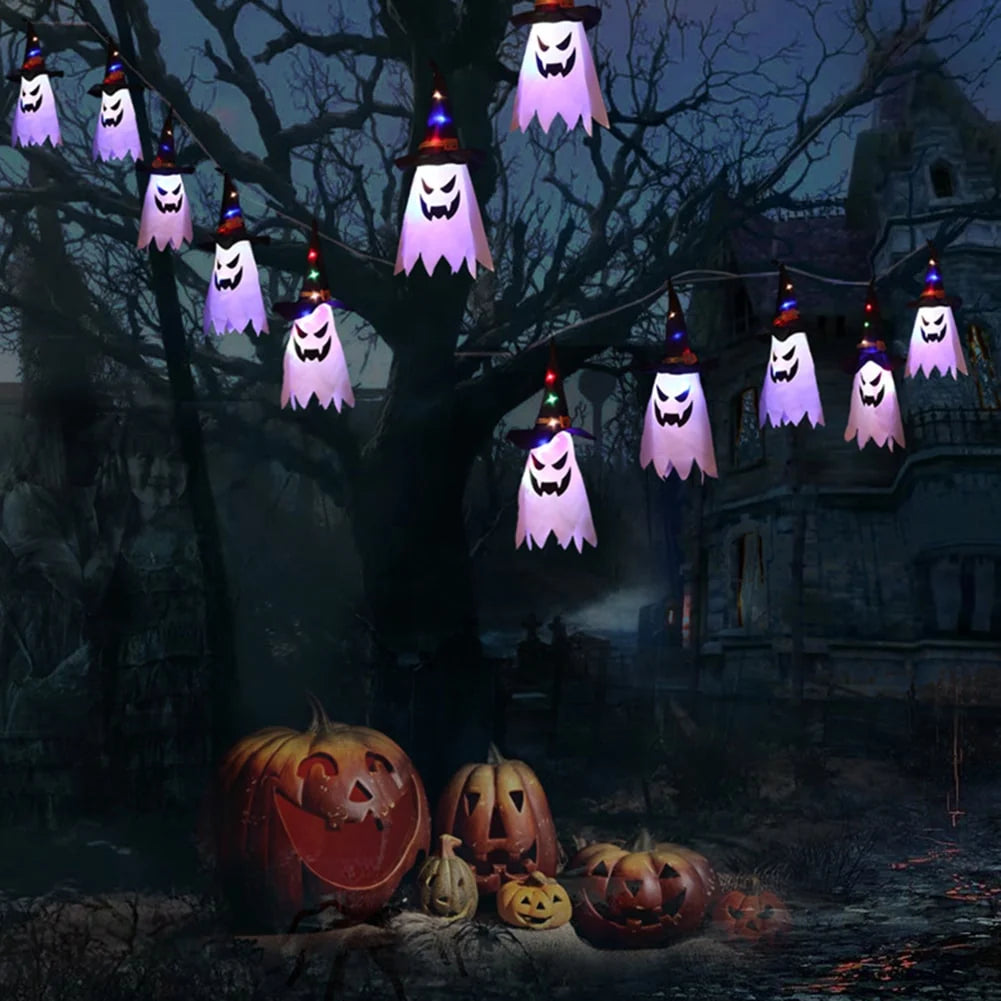 Ghost String Lights Multi-Color LED Weather-Resistant
