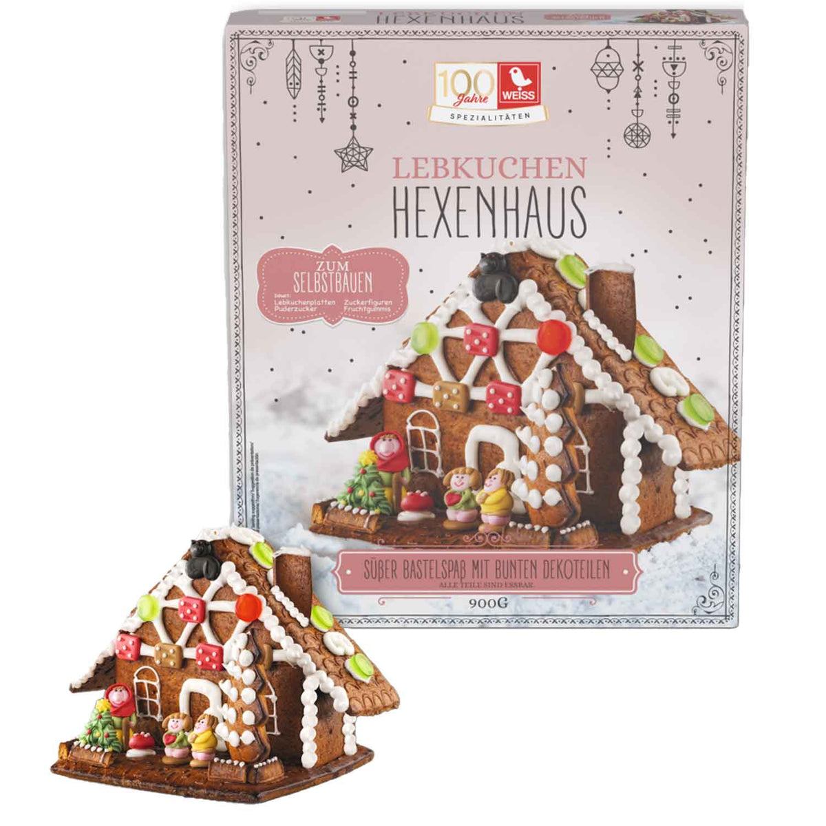 Gingerbread House Witch House Design Spiced Flavor 900 g
