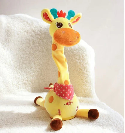 Giraffe Plush Toy Music & Voice Mimic USB Rechargeable