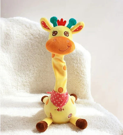 Giraffe Plush Toy Music & Voice Mimic USB Rechargeable