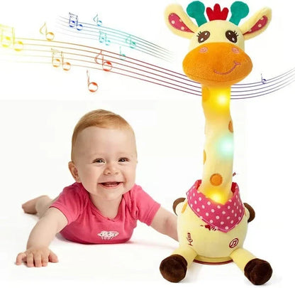 Giraffe Plush Toy Music & Voice Mimic USB Rechargeable