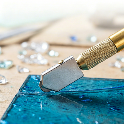 Glass Cutter Extra Sharp Wheel Ergonomic Pen Grip