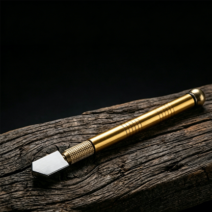 Glass Cutter Extra Sharp Wheel Ergonomic Pen Grip