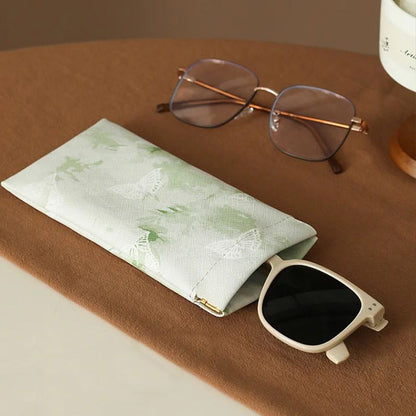 Glasses Case Self-Closing Scratch-Resistant Microfiber Lined