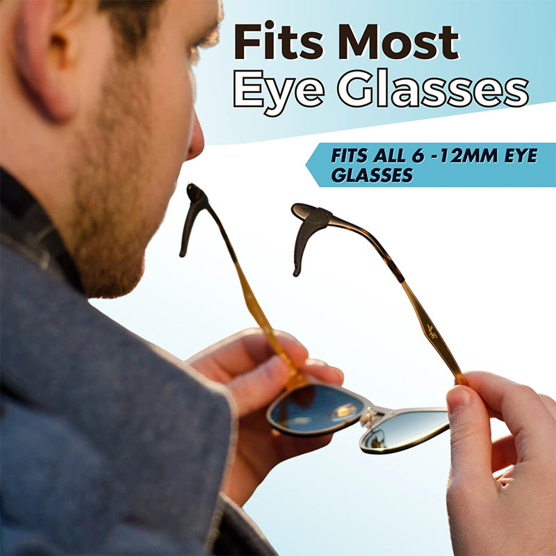 Glasses Ear Hooks Silicone Non-Slip Universal Fit