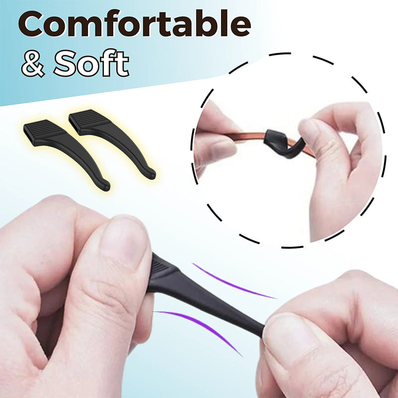 Glasses Ear Hooks Silicone Non-Slip Universal Fit