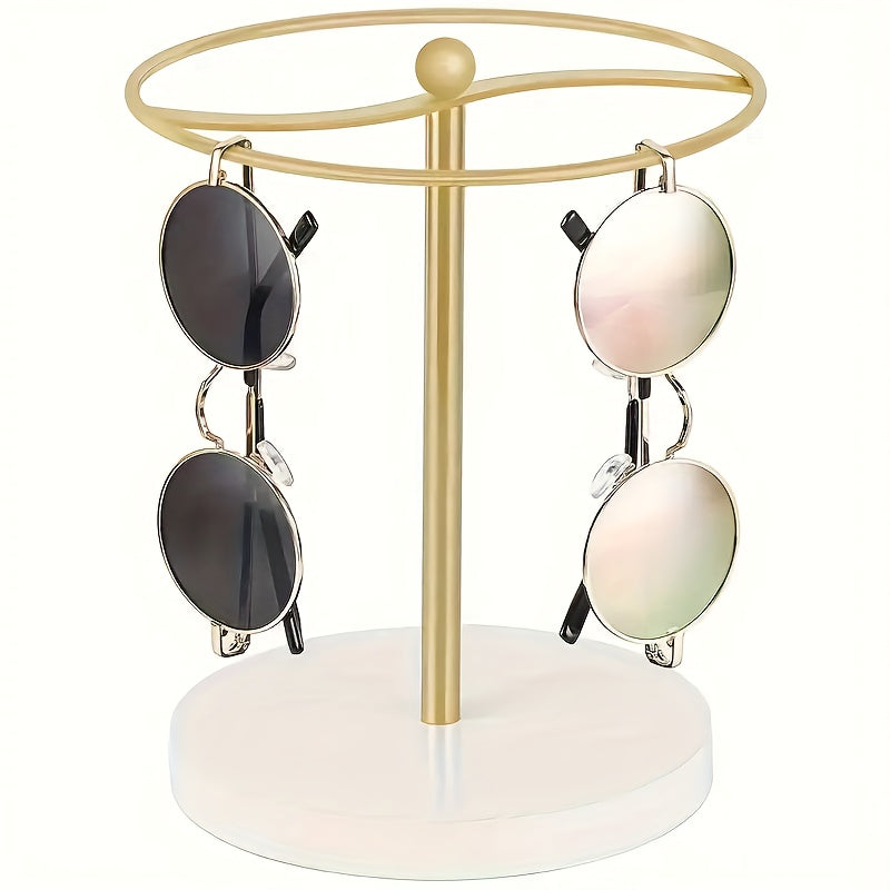 Glasses Holder Round Ring Matte Metal & Stable Base