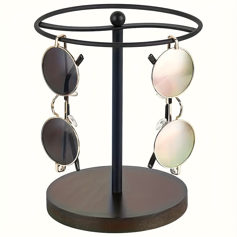 Glasses Holder Round Ring Matte Metal & Stable Base