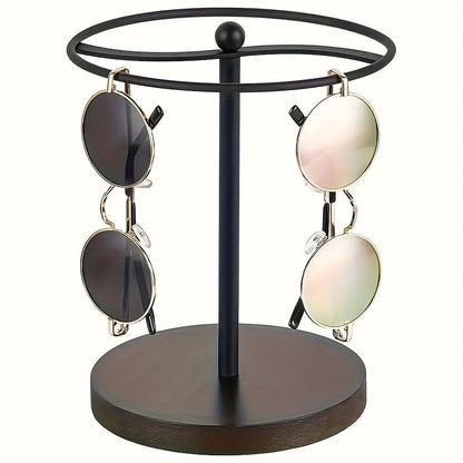 Glasses Holder Round Ring Matte Metal & Stable Base