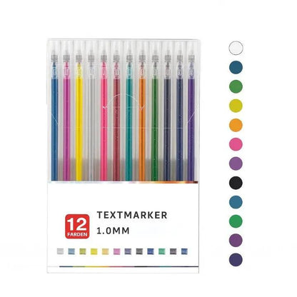 Glitter Gel Pens Fine Tip & Quick-Drying Non-Toxic