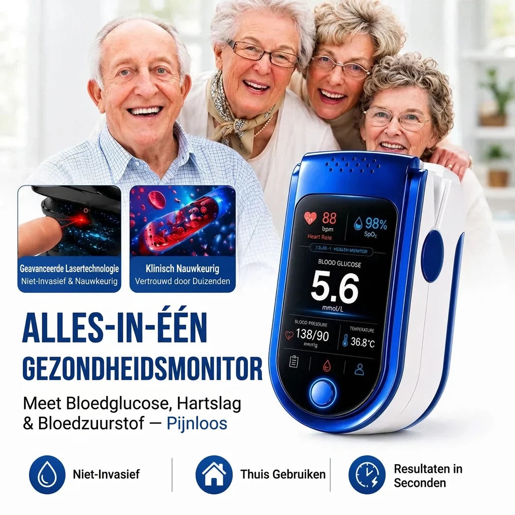 Glucose Monitor Non-Invasive Daily Health Monitoring