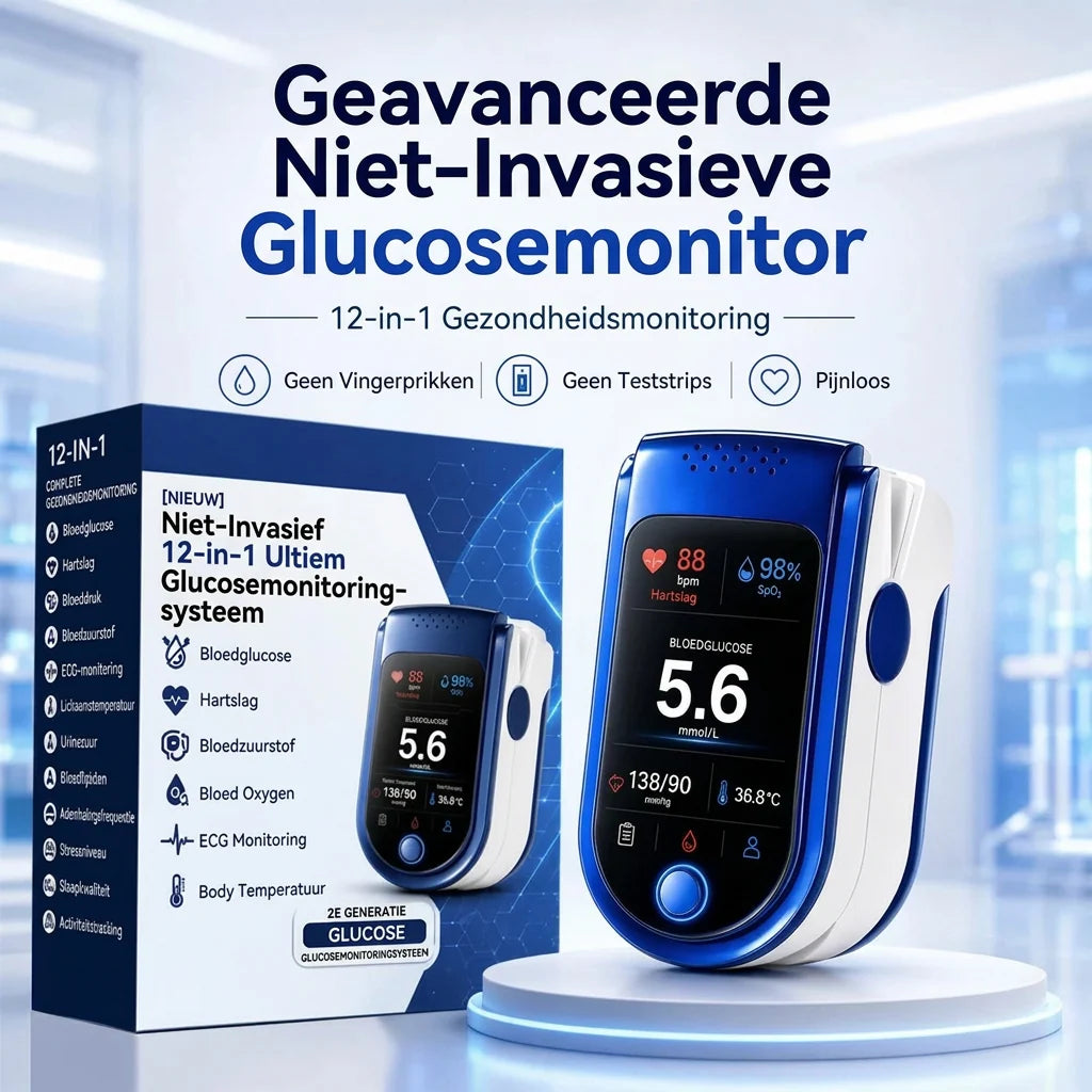 Glucose Monitor Non-Invasive Daily Health Monitoring