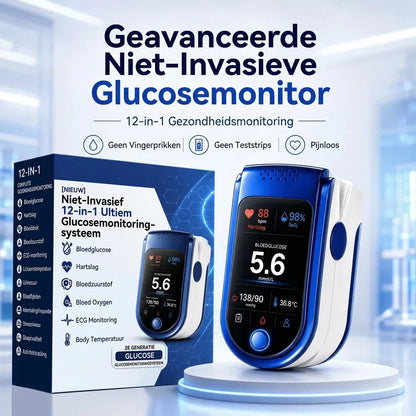 Glucose Monitor Non-Invasive Daily Health Monitoring