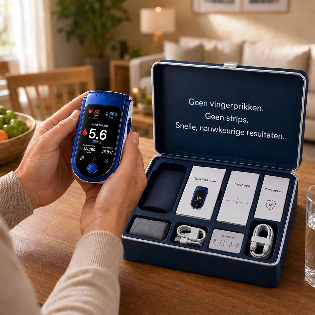 Glucose Monitor Non-Invasive Daily Health Monitoring