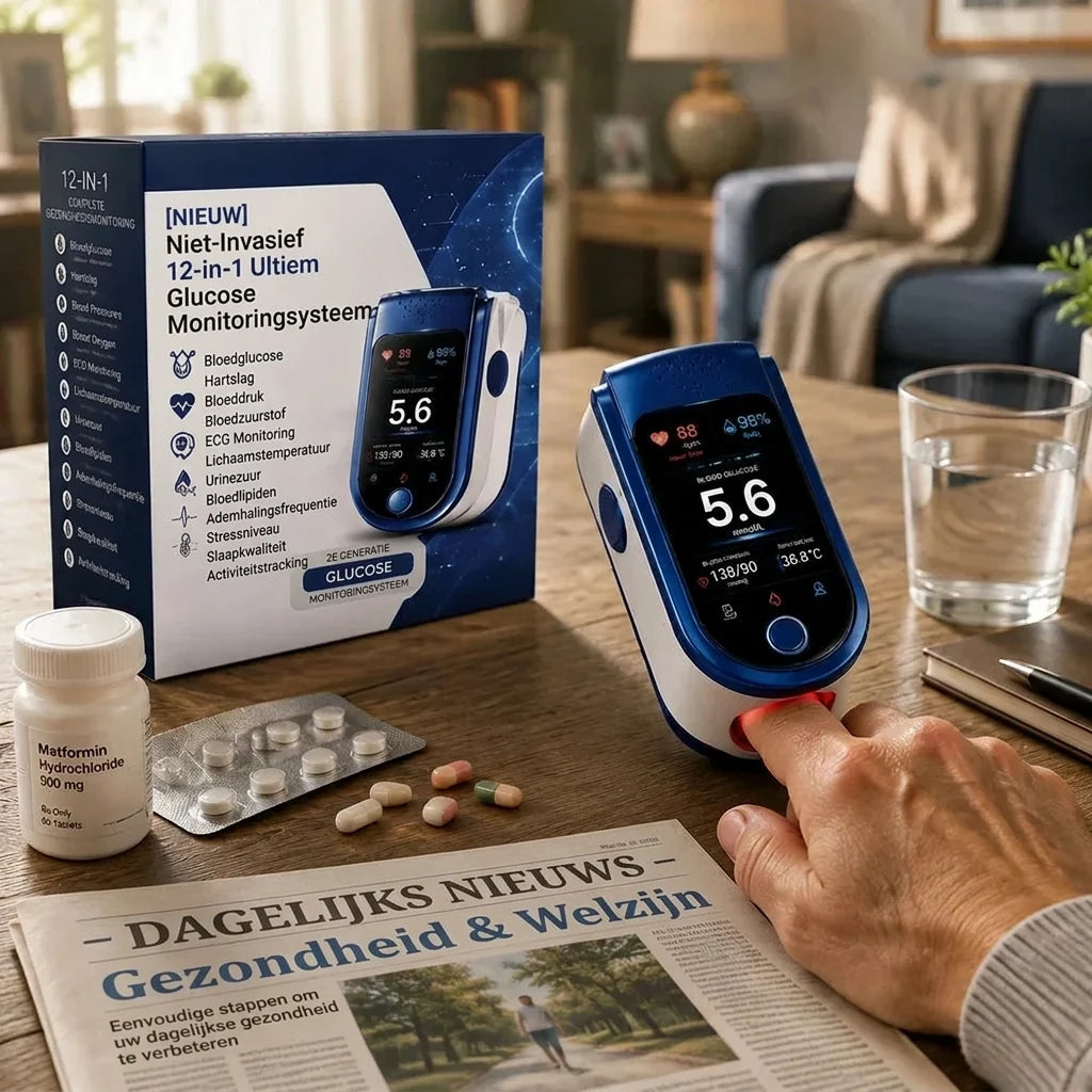Glucose Monitor Non-Invasive Daily Health Monitoring