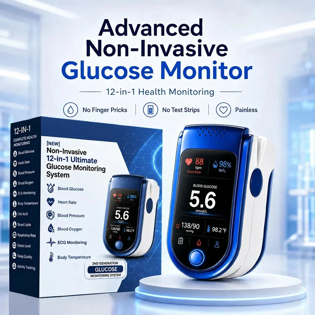 Glucose Monitor Non-Invasive Daily Tracking