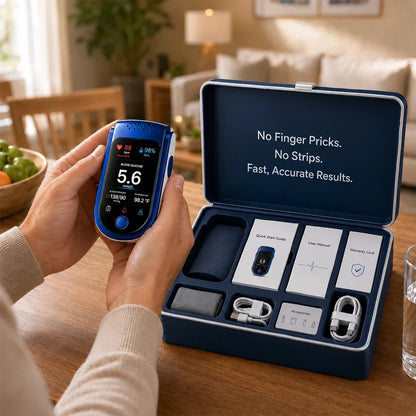 Glucose Monitor Non-Invasive Daily Tracking