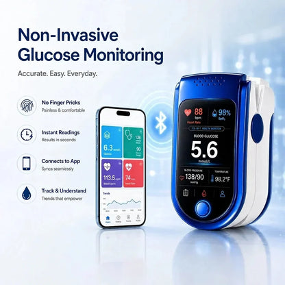 Glucose Monitor Non-Invasive Digital Display