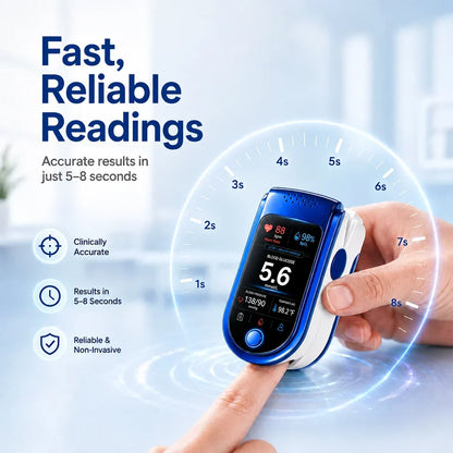 Glucose Monitor Non-Invasive Laser Scan No Needles