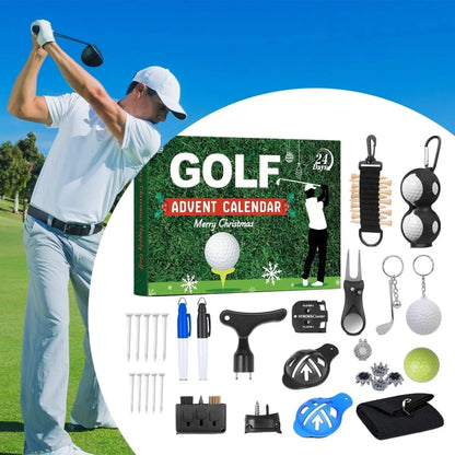 Golf Advent Calendar 24 Golf Accessories Festive Countdown Gift