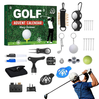 Golf Advent Calendar 24 Golf Accessories Festive Countdown Gift
