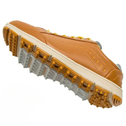 Golf Shoes Waterproof Leather Integrated Traction Cushioned Comfort